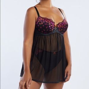 Savage X Fenty- Sunset Leopard Babydoll